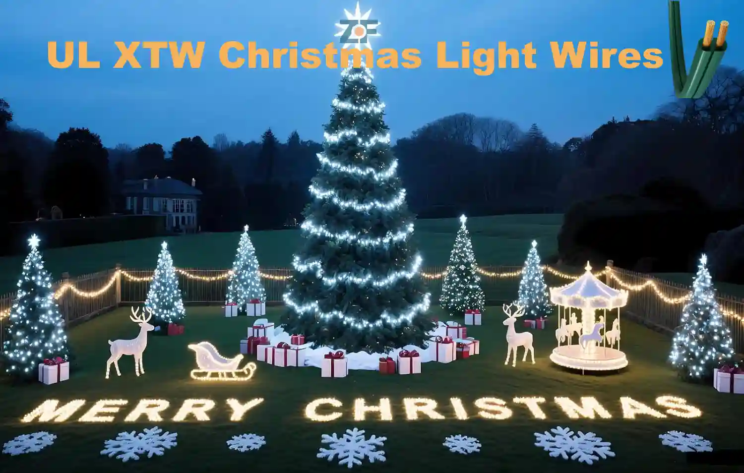 ul xtw Christmas light wires