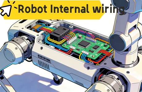Internal Wiring 0f The Robot For The 2026 Spring Festival Gala