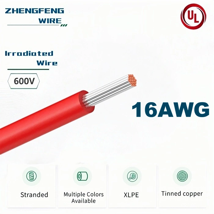UL3321 16AWG XLPE Hook Up Wire 600V 150°C UL Certified