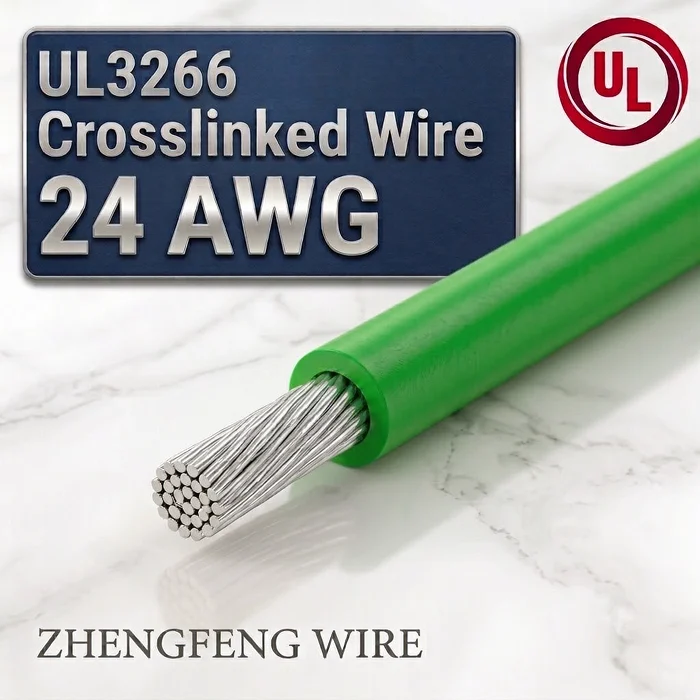 UL3266 24AWG XLPE Hook Up Wire 125C 300V