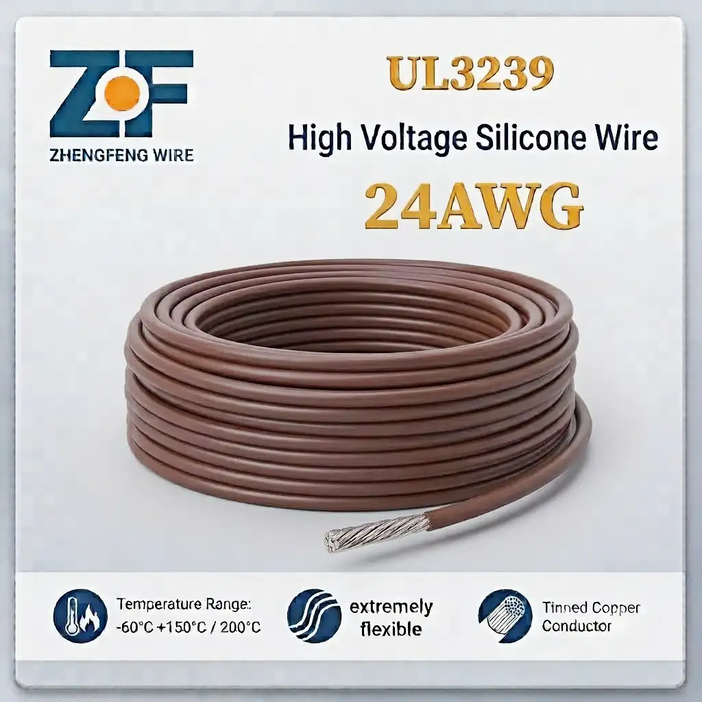 UL3239 High Voltage Wire, 24 Awg Silicone Wire | Zhengfeng Wire