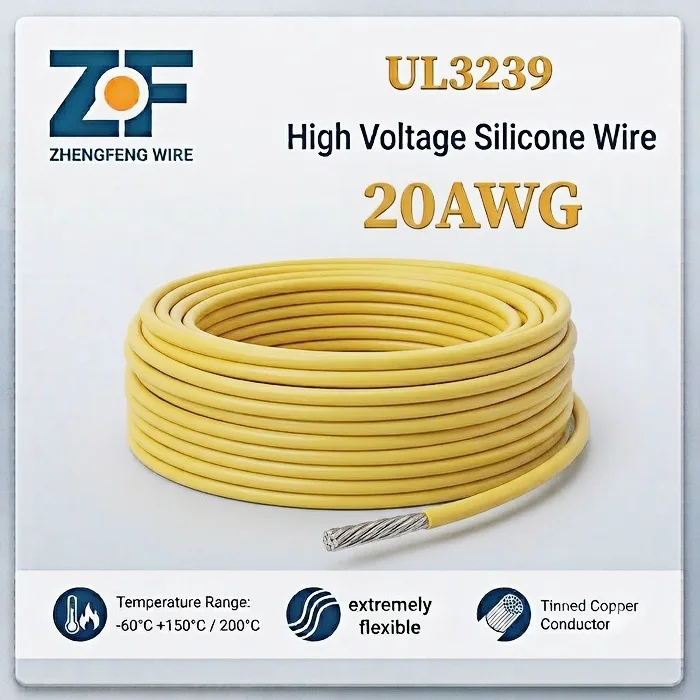 UL3239 20AWG Flexible High Voltage Silicone Wire