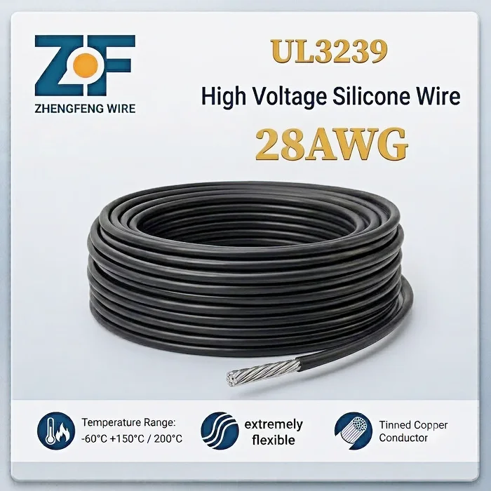 UL3239 28AWG Ultra Flexible Silicone Wire Supplier