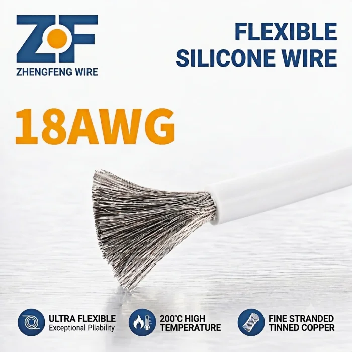 18AWG Extra Soft Silicone Wire with 0.08mm Tinned Copper