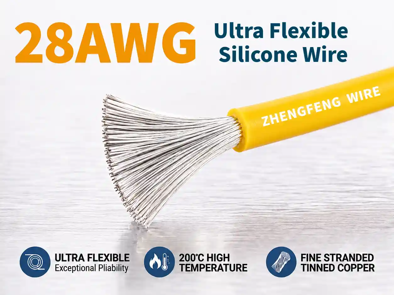 ultra flexible silicone wire