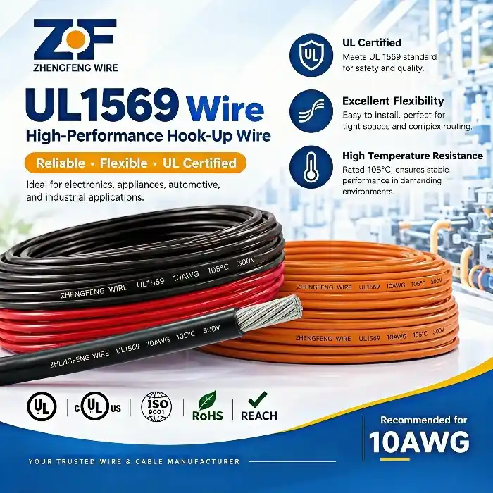 UL1569 10AWG Wire Manufacturer | 300V Hook Up Wire Cable