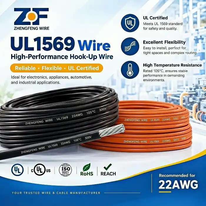 UL1569 22AWG Hook Up Wire - Micro Precision PVC Lead Wire